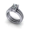 10kt white gold Engagement Ring Bel Viaggio Designs, LLC