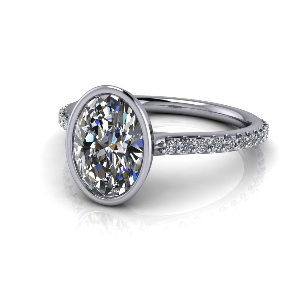 925 Silver Engagement Ring Bel Viaggio Designs, LLC