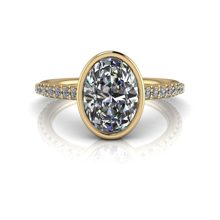 10kt white gold Engagement Ring Bel Viaggio Designs, LLC