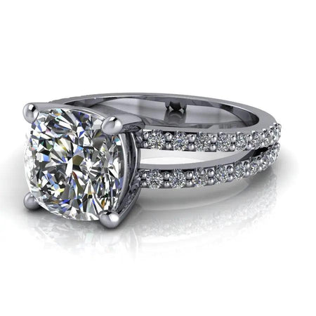 10kt white gold Engagement Ring Bel Viaggio Designs, LLC