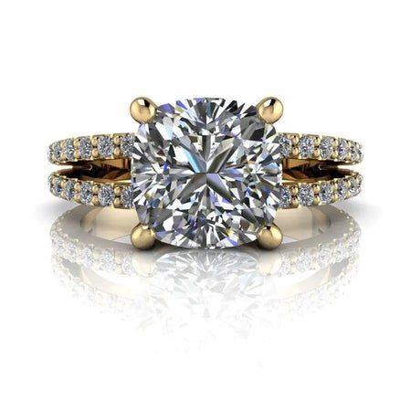 10kt yellow gold Engagement Ring Bel Viaggio Designs, LLC