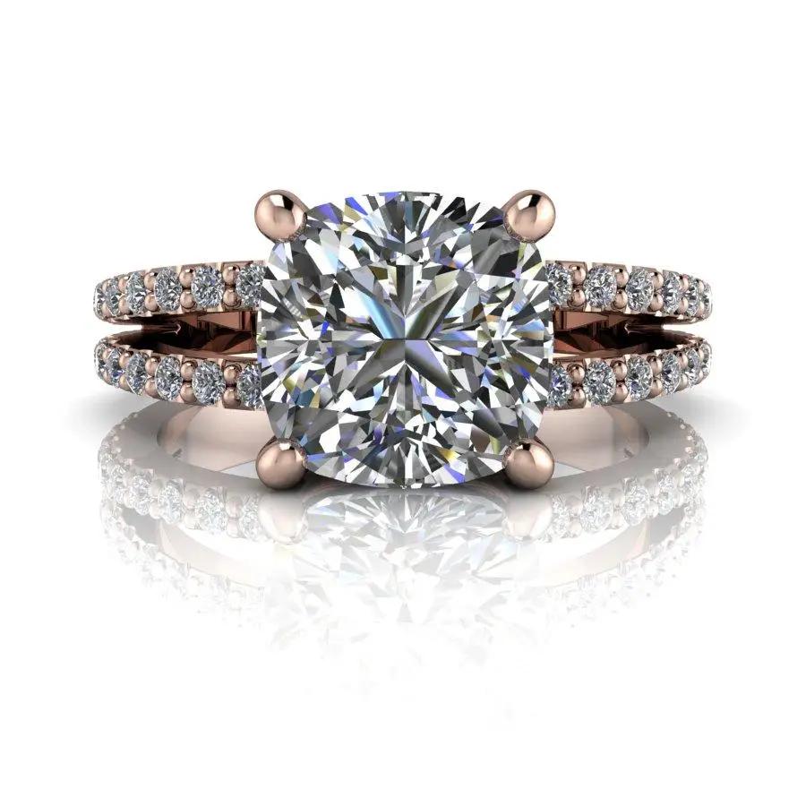 14kt rose gold Engagement Ring Bel Viaggio Designs, LLC