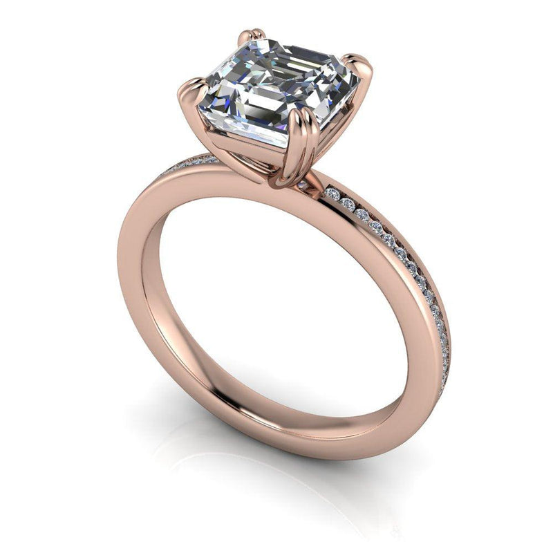 10kt rose gold Engagement Ring Bel Viaggio Designs, LLC