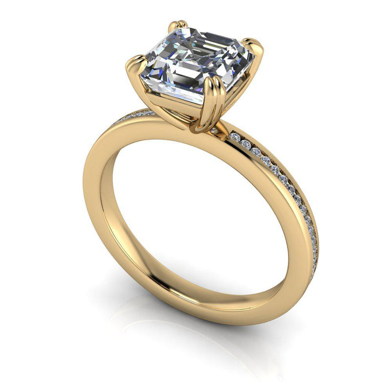 10kt yellow gold Engagement Ring Bel Viaggio Designs, LLC