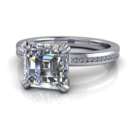 10kt white gold Engagement Ring Bel Viaggio Designs, LLC