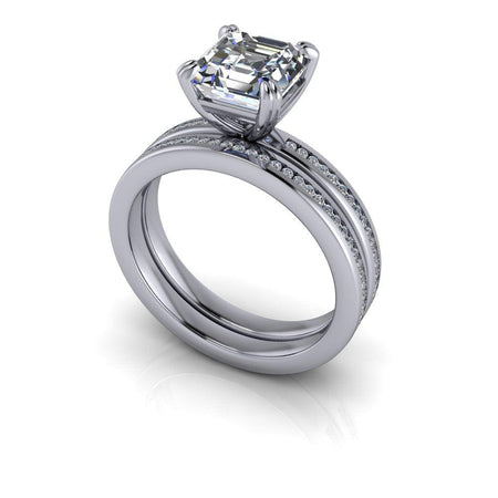 10kt white gold Engagement Ring Bel Viaggio Designs, LLC