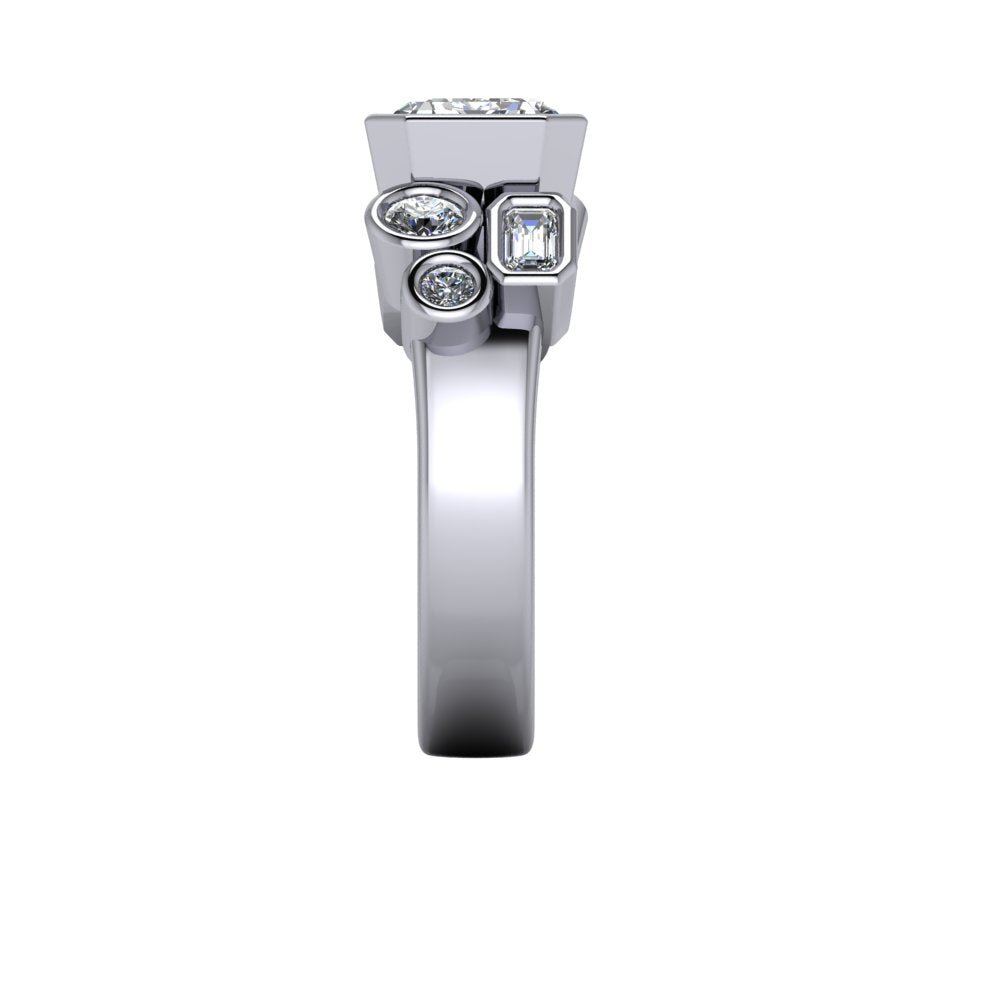 925 Silver Engagement Ring Bel Viaggio Designs, LLC