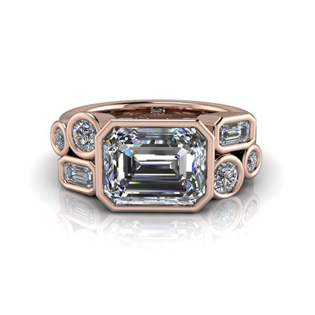 10kt rose gold Engagement Ring Bel Viaggio Designs, LLC