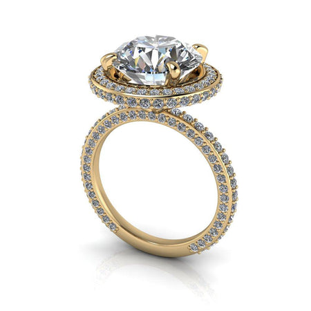 10kt yellow gold Engagement Ring Bel Viaggio Designs, LLC