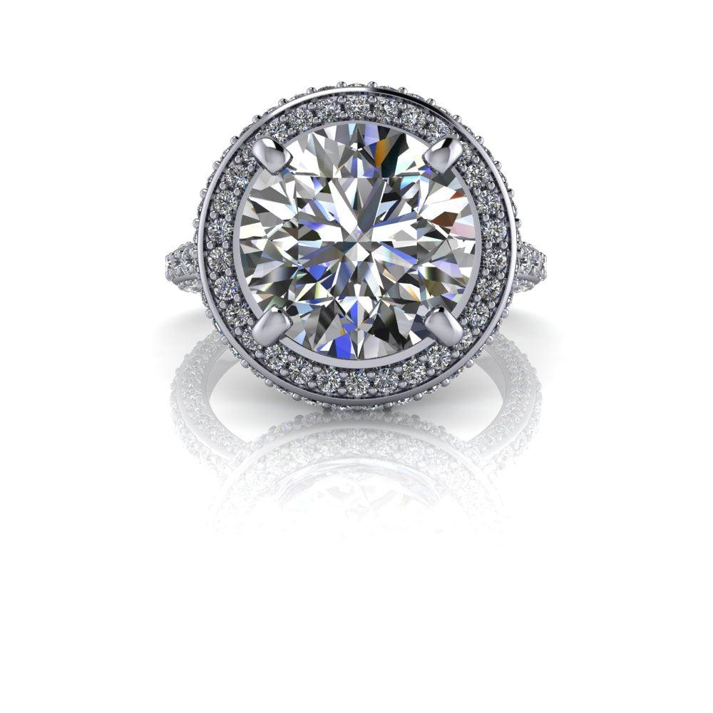 925 Silver Engagement Ring Bel Viaggio Designs, LLC