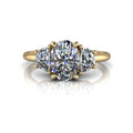 10kt yellow gold Engagement Ring Bel Viaggio Designs, LLC