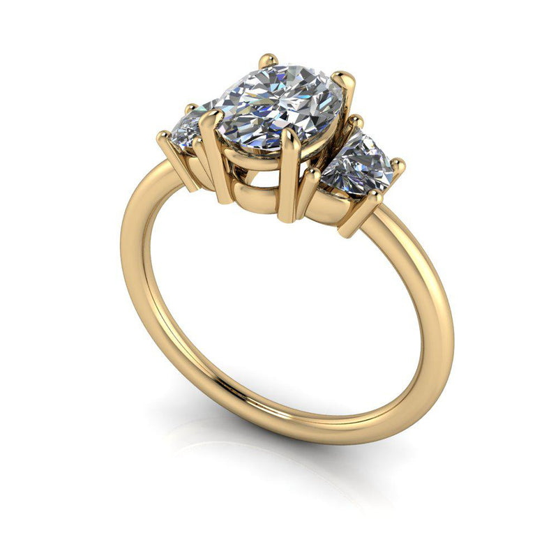 10kt yellow gold Engagement Ring Bel Viaggio Designs, LLC