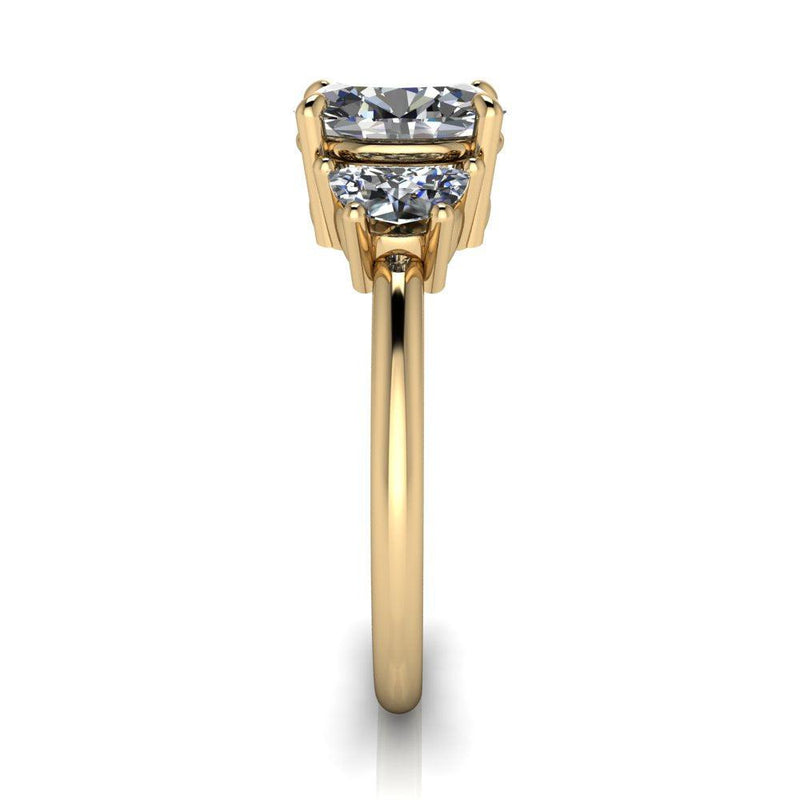 10kt yellow gold Engagement Ring Bel Viaggio Designs, LLC