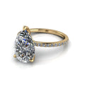 10kt yellow gold Engagement Ring Bel Viaggio Designs, LLC