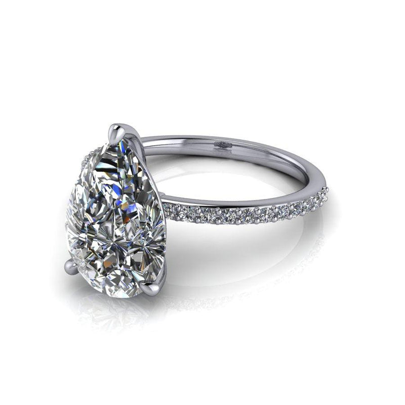 10kt white gold Engagement Ring Bel Viaggio Designs, LLC