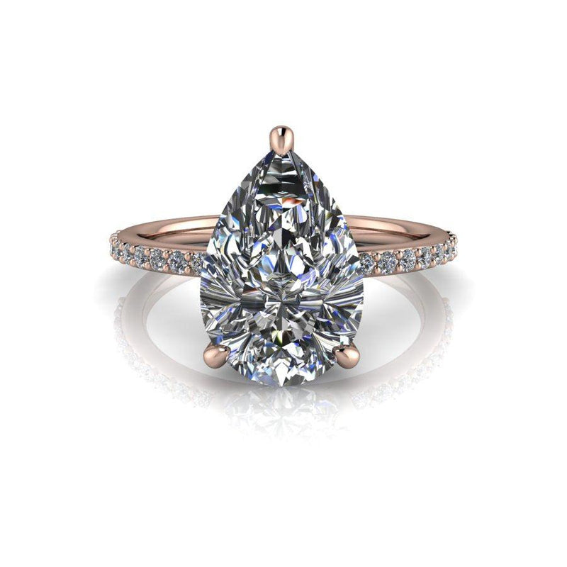 10kt rose gold Engagement Ring Bel Viaggio Designs, LLC