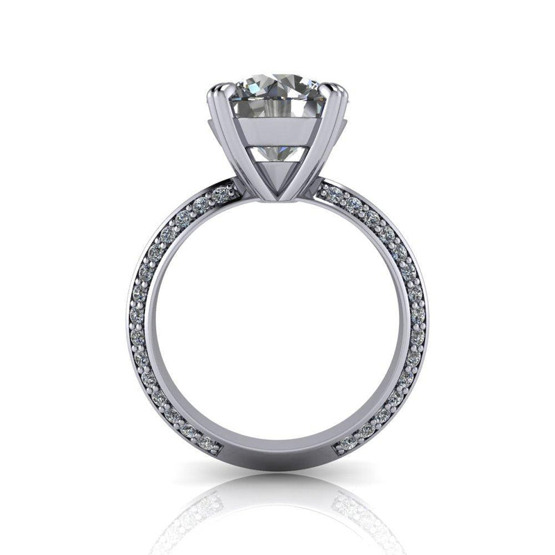 10kt white gold Engagement Ring Bel Viaggio Designs, LLC