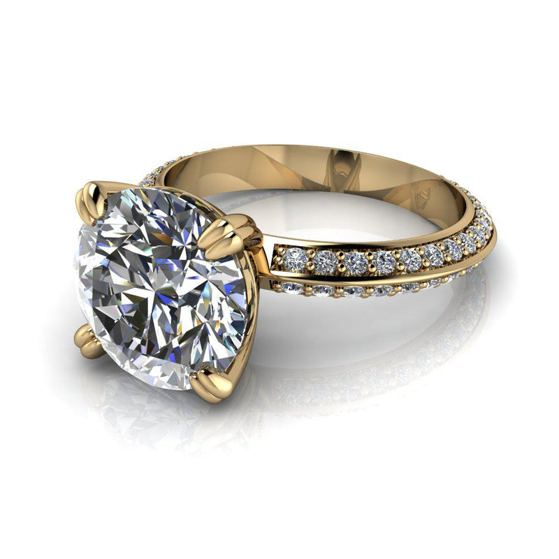 10kt yellow gold Engagement Ring Bel Viaggio Designs, LLC