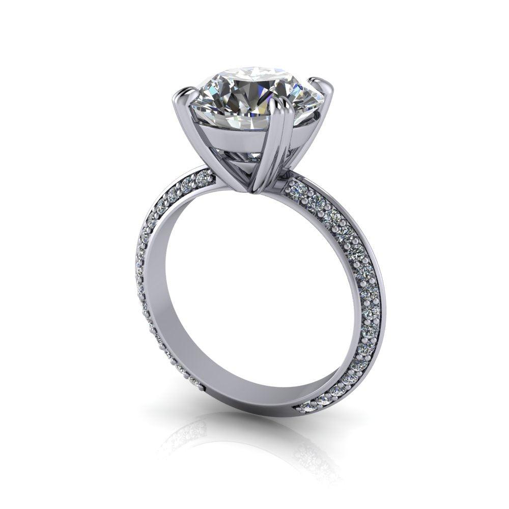 925 Silver Engagement Ring Bel Viaggio Designs, LLC