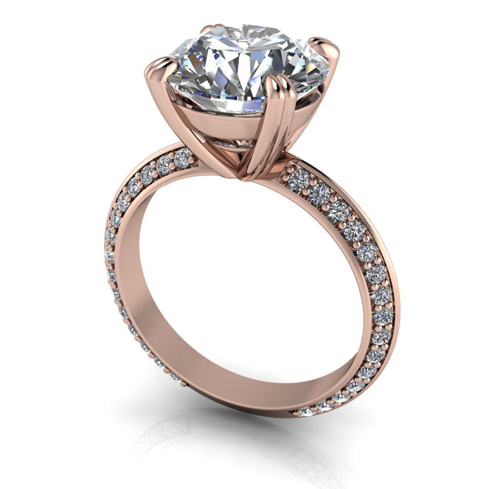 10kt rose gold Engagement Ring Bel Viaggio Designs, LLC