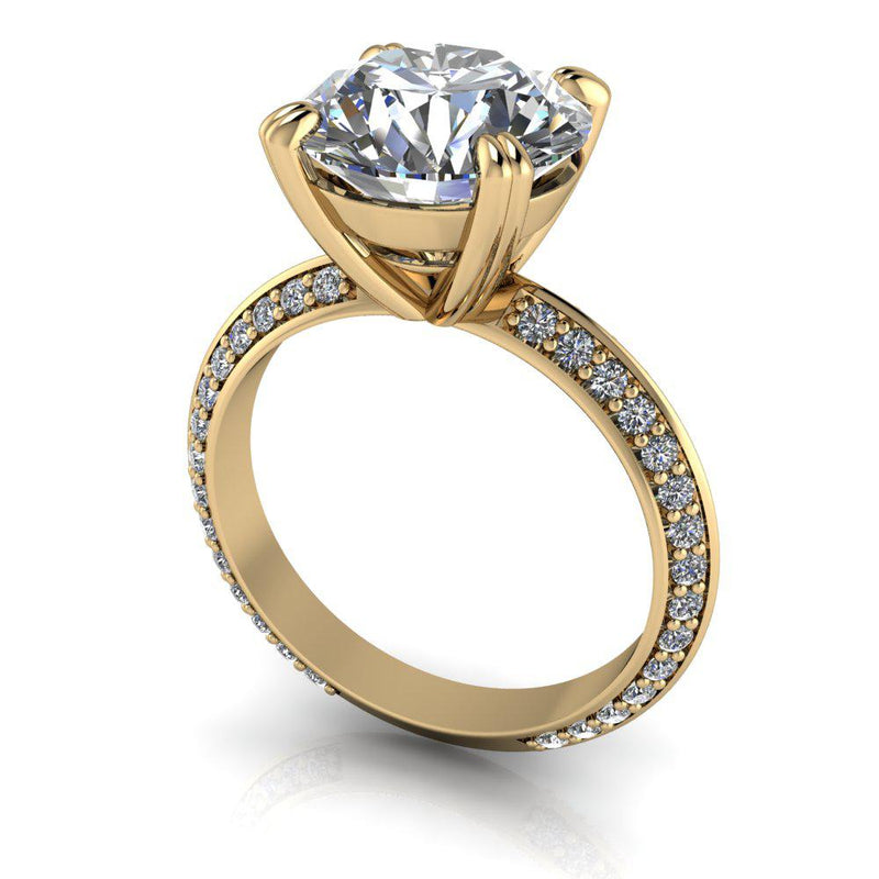 10kt yellow gold Engagement Ring Bel Viaggio Designs, LLC