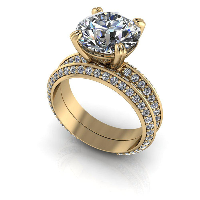 14kt white gold Engagement Ring Bel Viaggio Designs, LLC