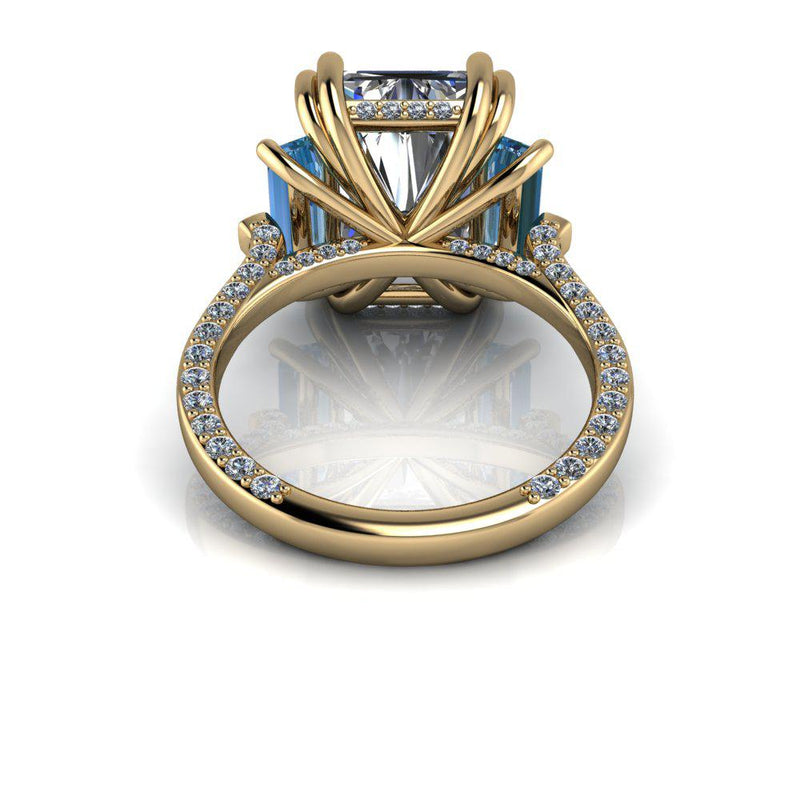 14kt yellow gold Engagement Ring Bel Viaggio Designs, LLC