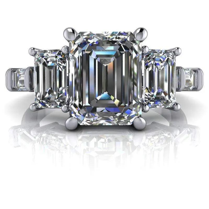 10kt white gold Engagement Ring Bel Viaggio Designs, LLC