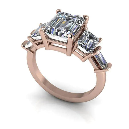 10kt rose gold Engagement Ring Bel Viaggio Designs, LLC