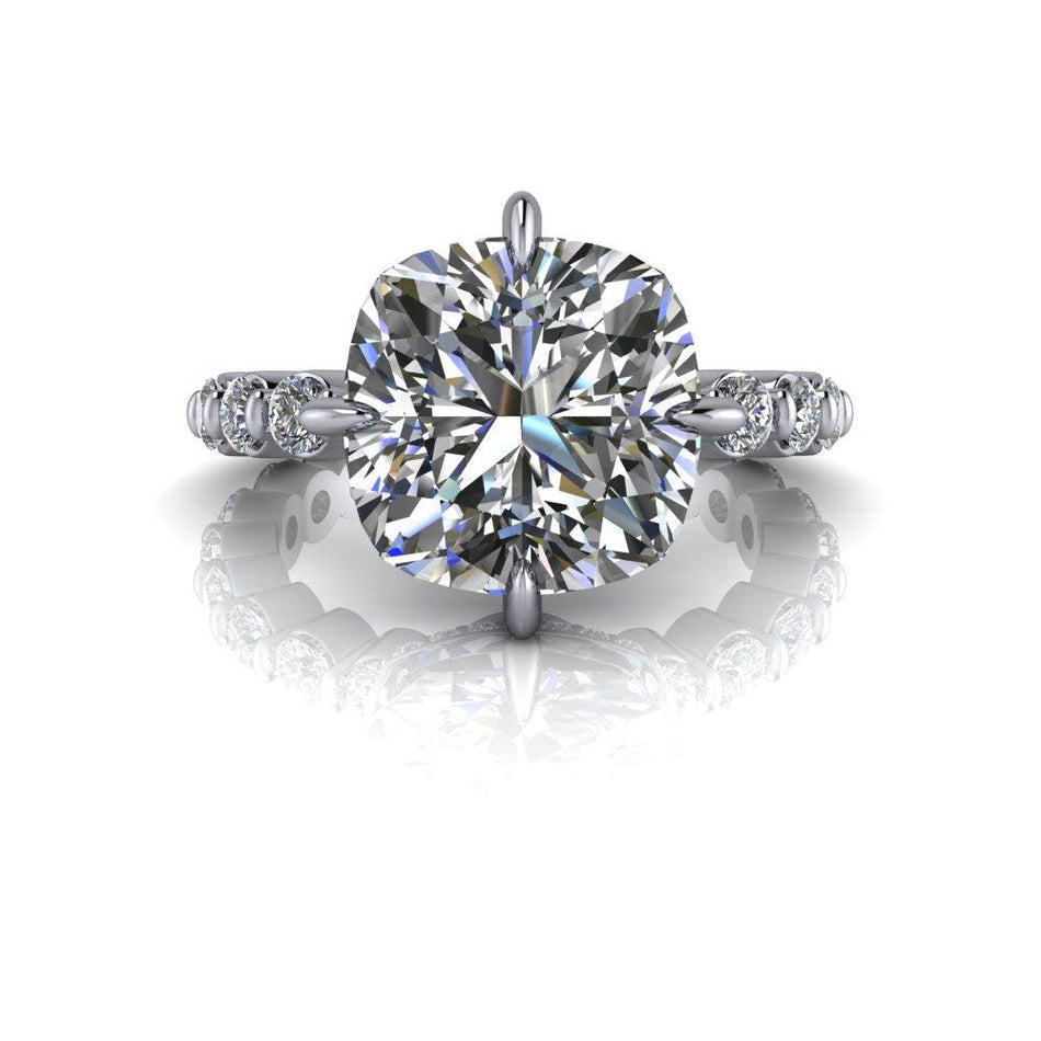 10kt white gold Engagement Ring Bel Viaggio Designs, LLC