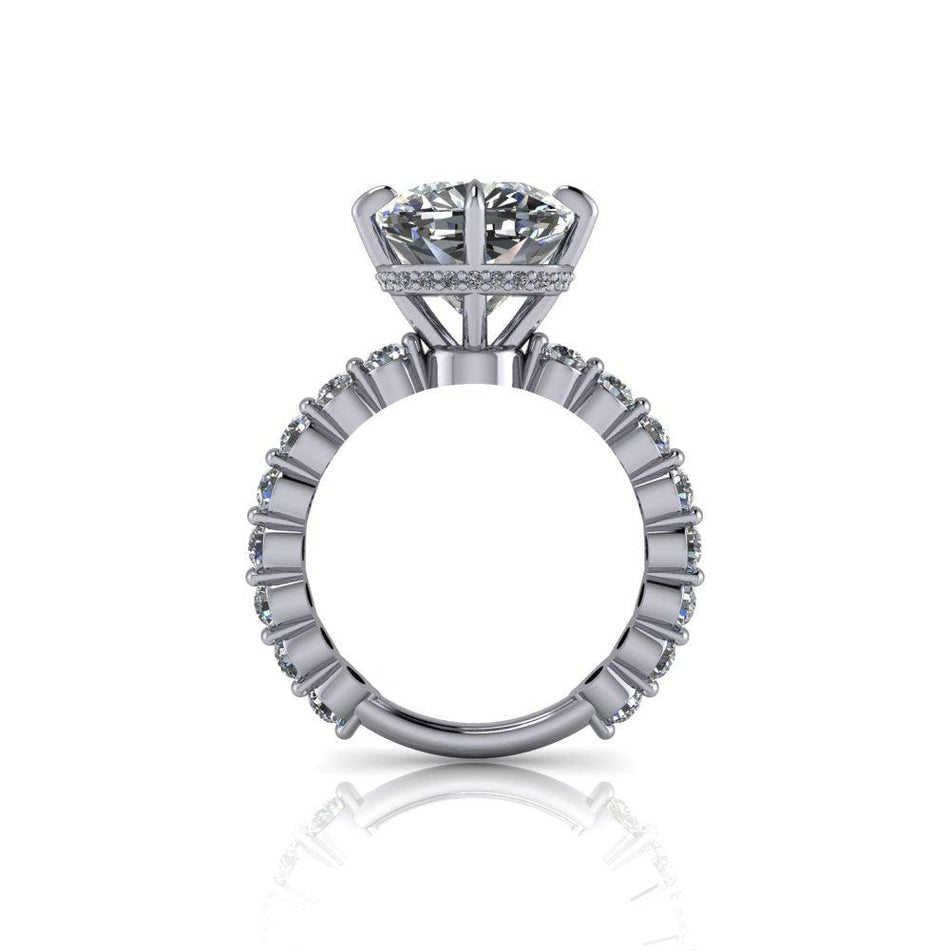 10kt white gold Engagement Ring Bel Viaggio Designs, LLC