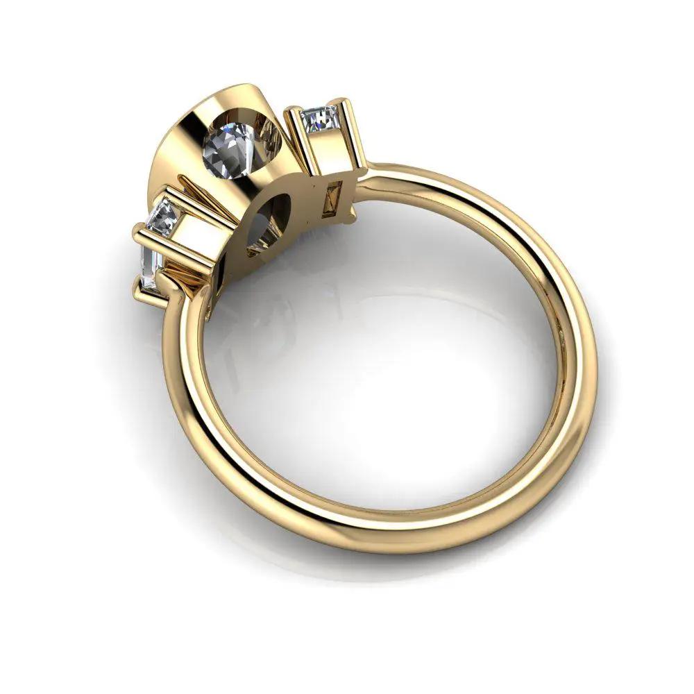 925 Silver Engagement Ring Bel Viaggio Designs, LLC