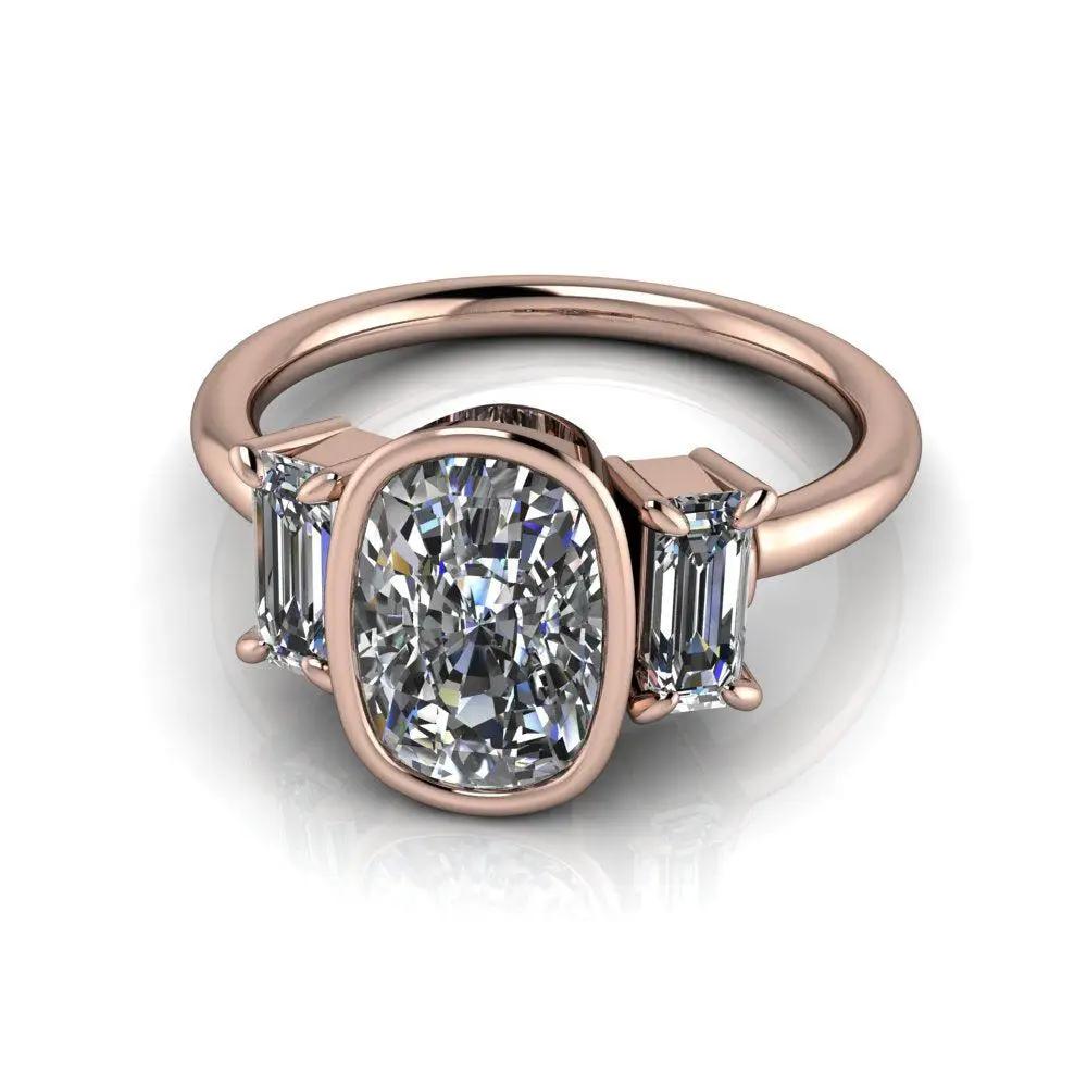 10kt rose gold Engagement Ring Bel Viaggio Designs, LLC