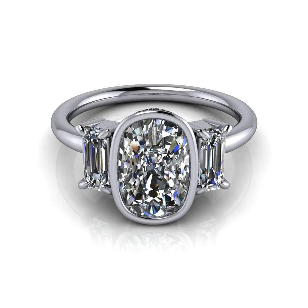 925 Silver Engagement Ring Bel Viaggio Designs, LLC