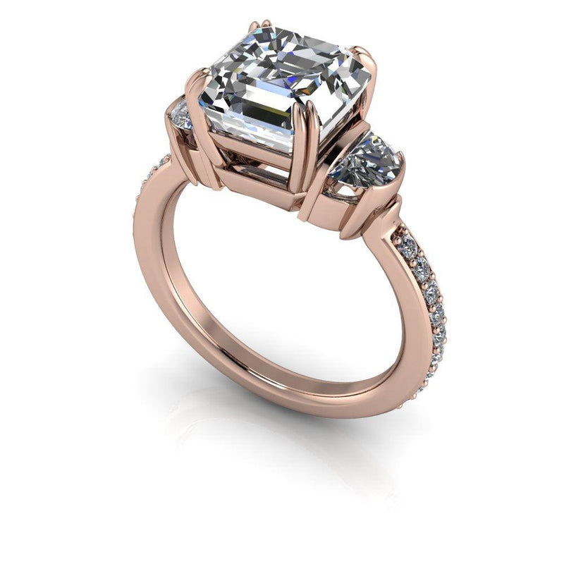 10kt rose gold Engagement Ring Bel Viaggio Designs, LLC