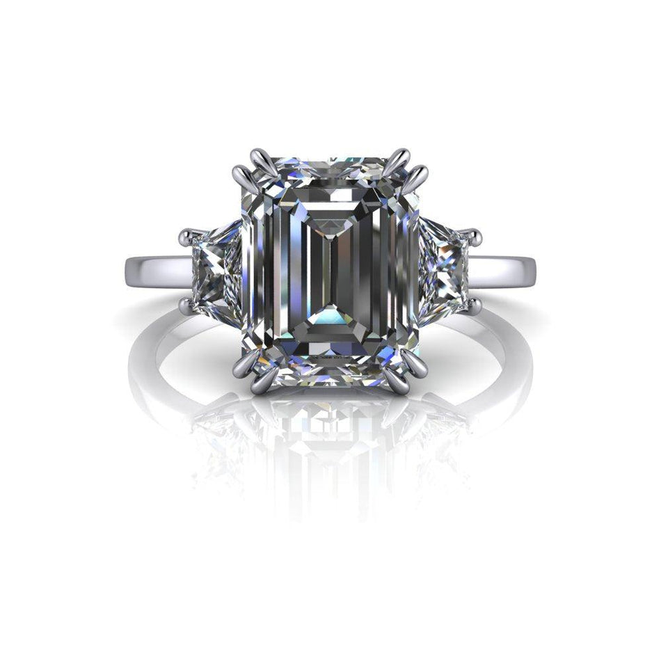 10kt white gold Engagement Ring Bel Viaggio Designs, LLC