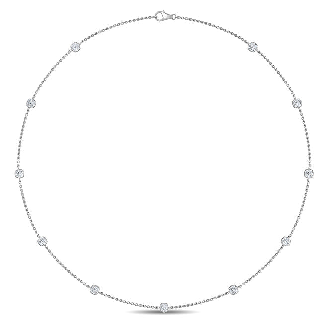 10kt white gold necklace Bel Viaggio Designs, LLC