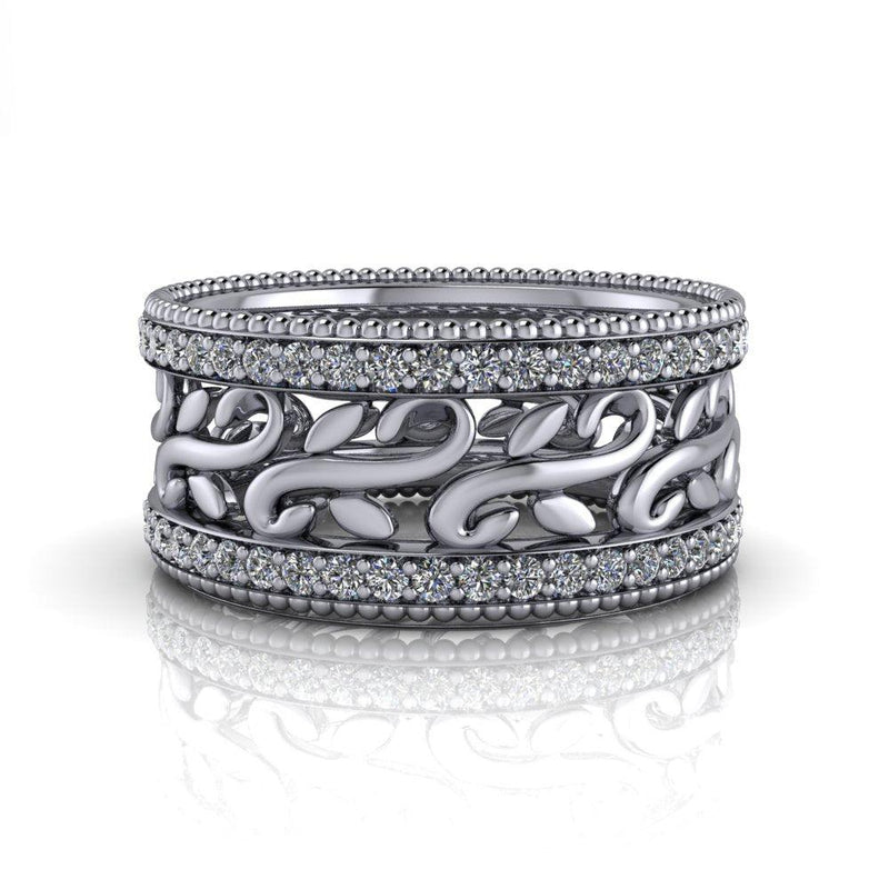 14 kt white gold Anniversary Ring Bel Viaggio Designs, LLC