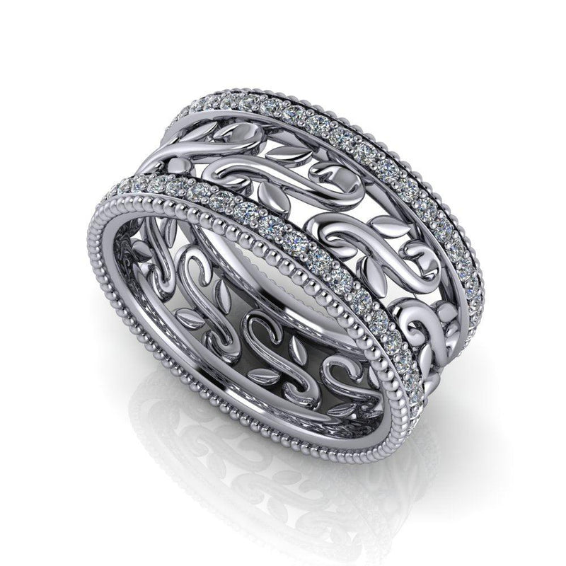 14 kt white gold Anniversary Ring Bel Viaggio Designs, LLC