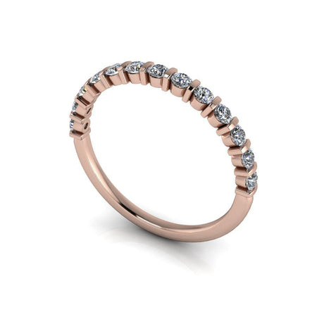 10kt rose gold Wedding band Bel Viaggio Designs, LLC