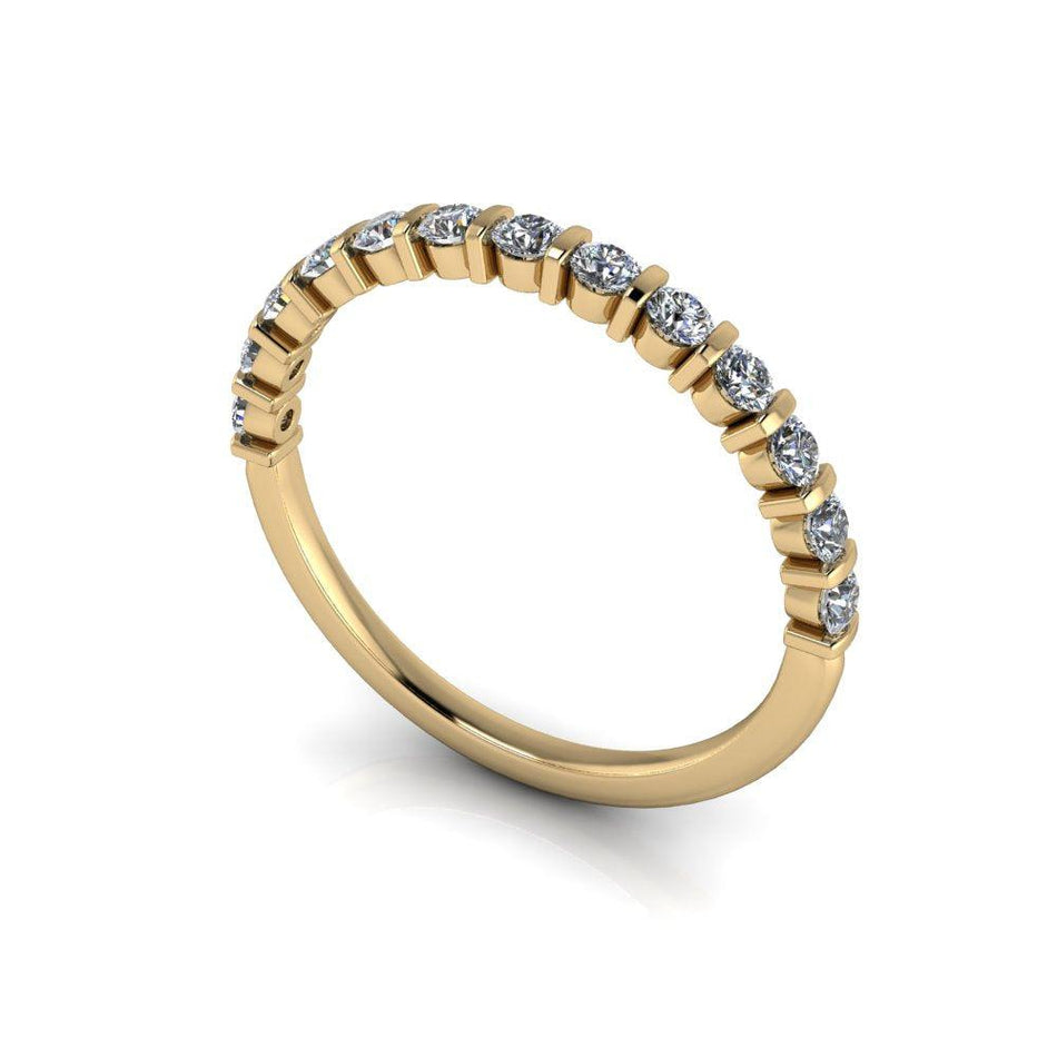 10kt yellow gold Wedding band Bel Viaggio Designs, LLC