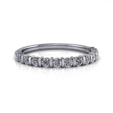 14kt white gold Wedding band Bel Viaggio Designs, LLC