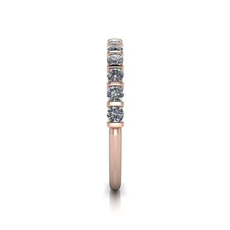 10kt rose gold Wedding band Bel Viaggio Designs, LLC