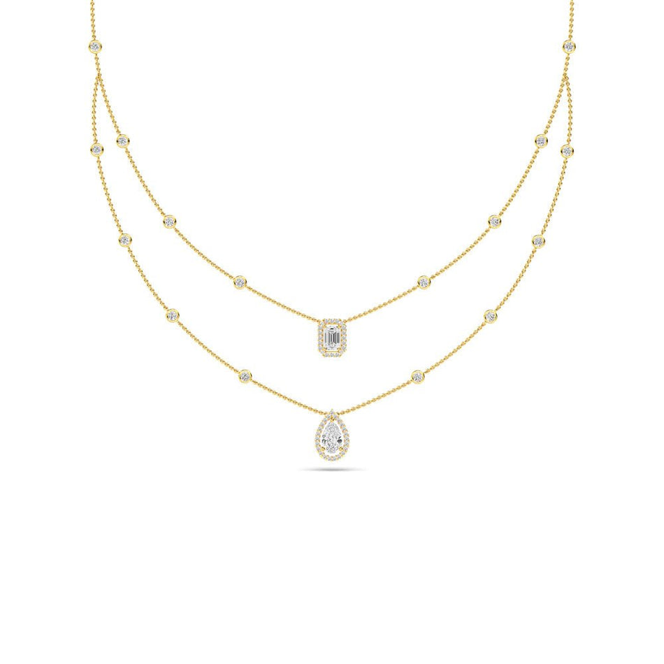 10kt yellow gold necklace Bel Viaggio Designs, LLC