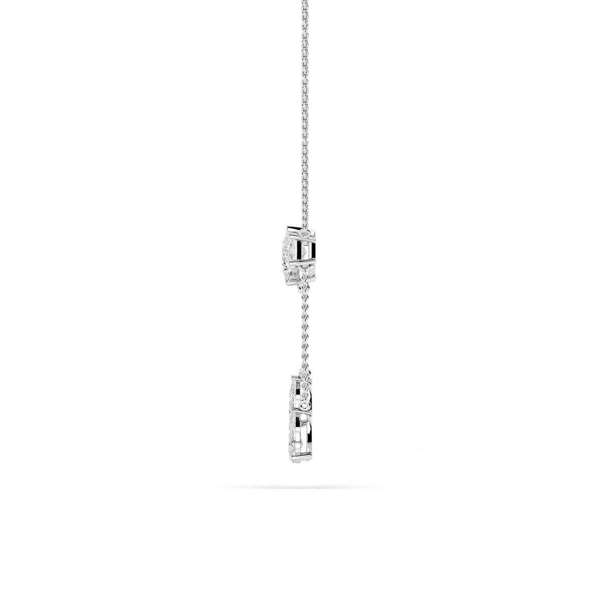 10kt white gold necklace Bel Viaggio Designs, LLC