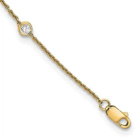 14 kt yellow gold necklace Bel Viaggio Designs, LLC