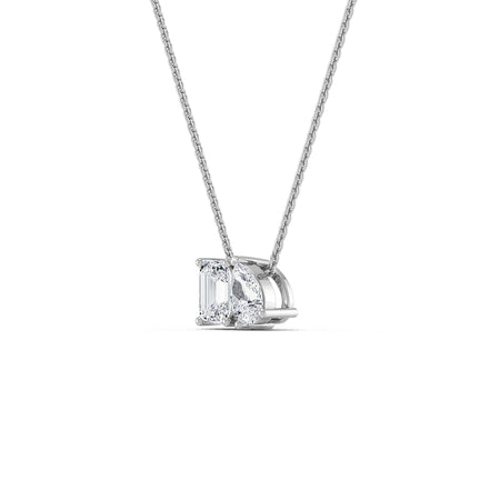 10kt white gold necklace Bel Viaggio Designs, LLC