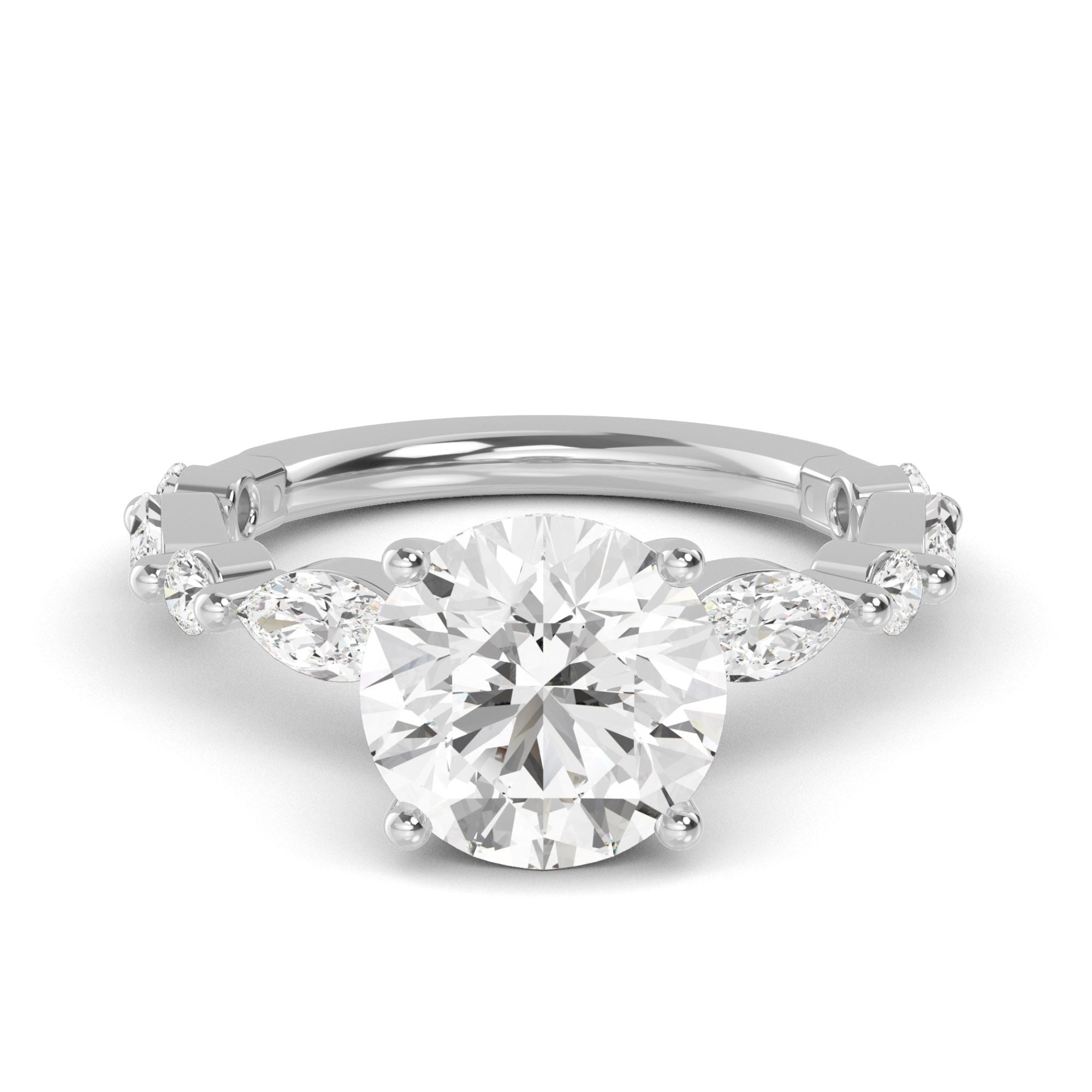 10kt white gold Ring Bel Viaggio Designs, LLC