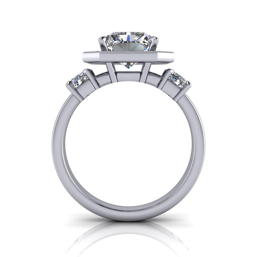 10kt yellow gold Engagement Ring Bel Viaggio Designs, LLC