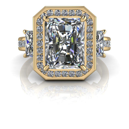 10kt yellow gold Engagement Ring Bel Viaggio Designs, LLC